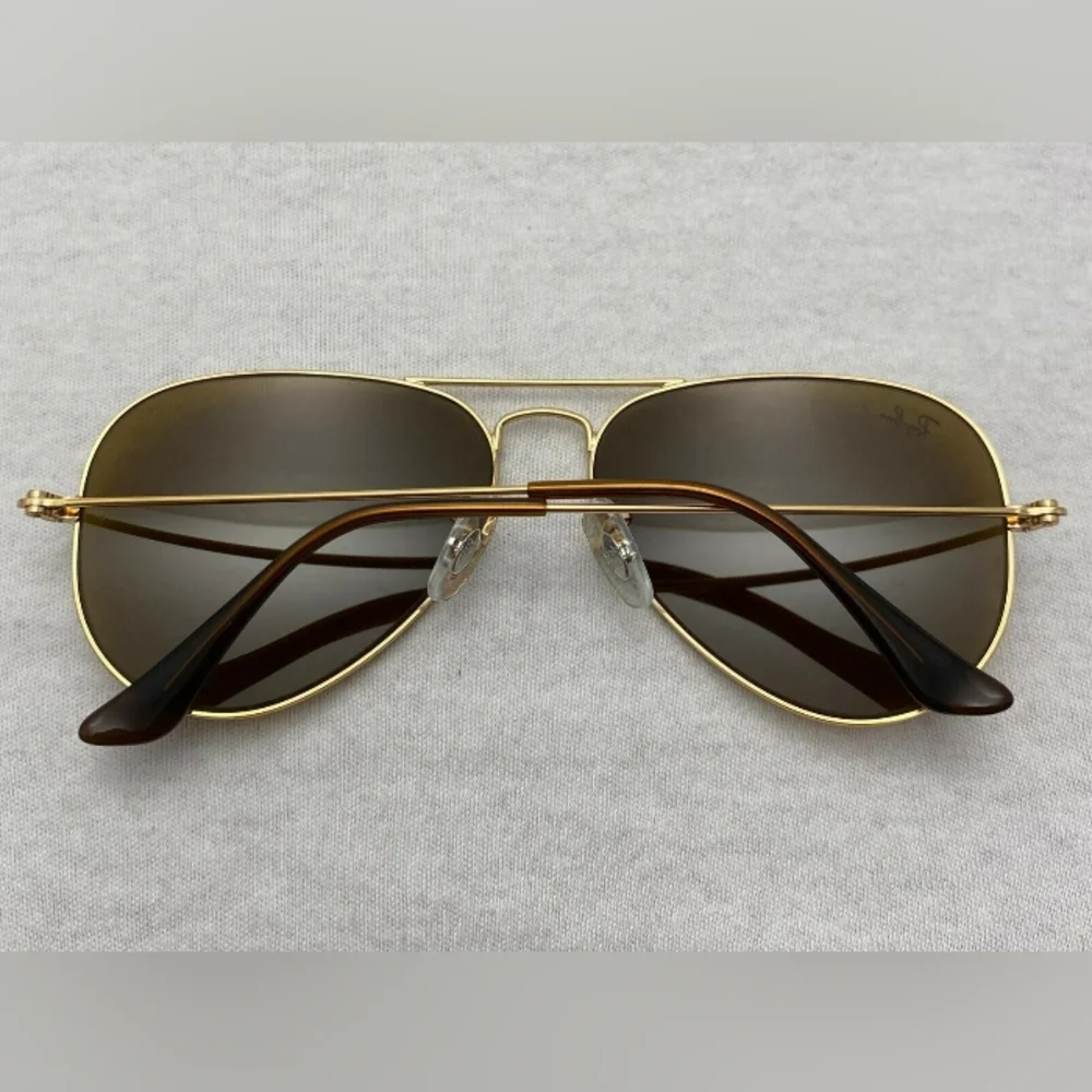 RayBan Aviator Brown Lenses RB3025 Men & Women - Picture 7 of 13